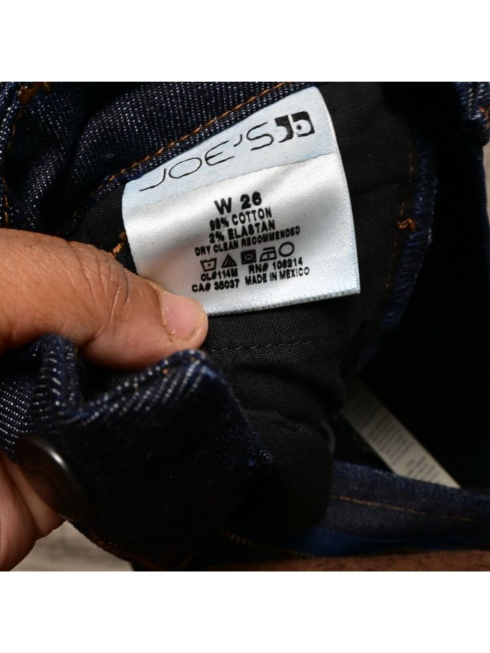 Y2K Joes Jeans Flare Jeans Women's W26 Dark Wash Blue Mid Rise Denim - Picture 5 of 5